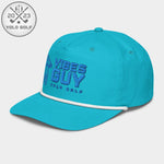 Shop "Vibes Guy" Golf Rope Cap (Royal Teal Embroidery) on sale