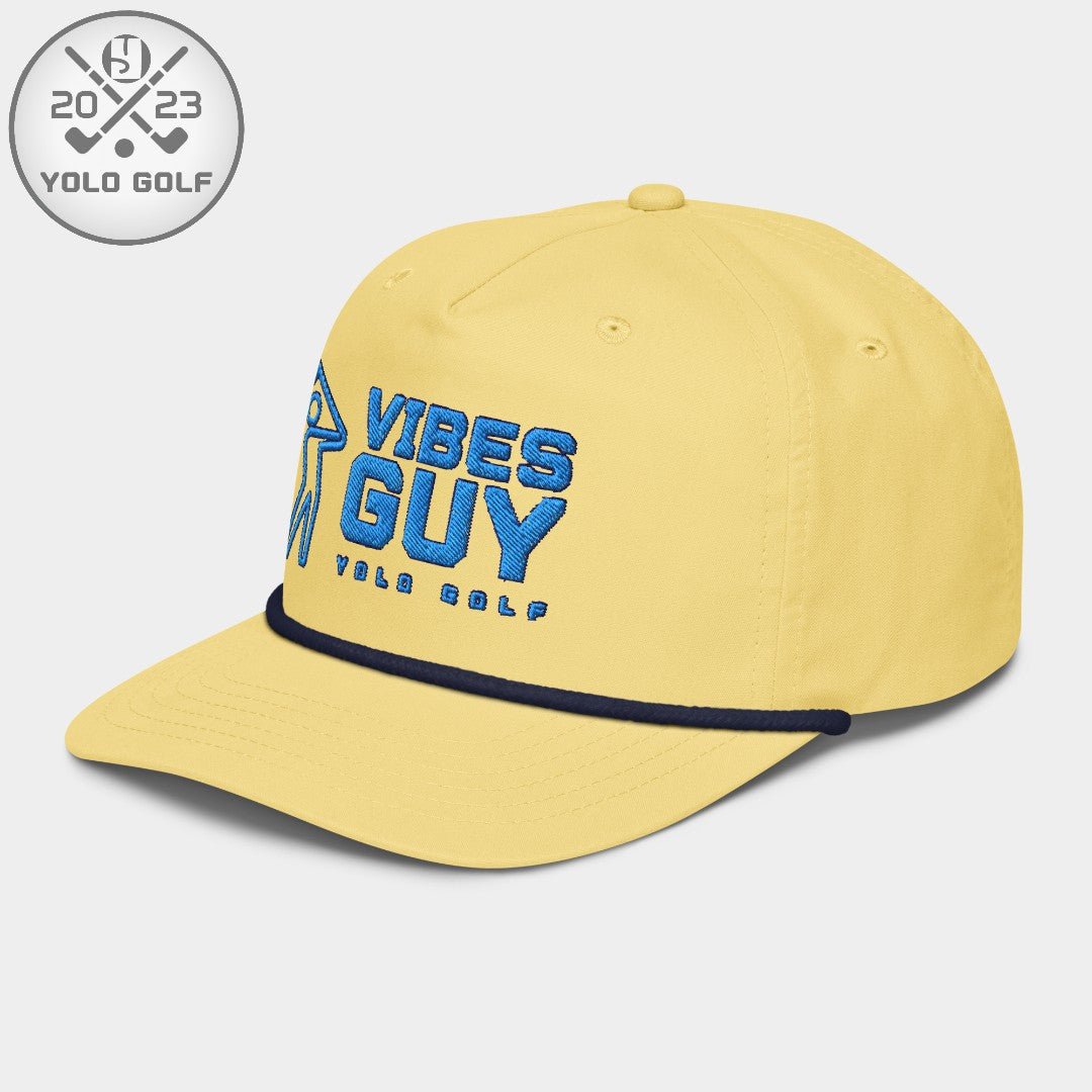 Shop "Vibes Guy" Golf Rope Cap (Royal Teal Embroidery) on sale