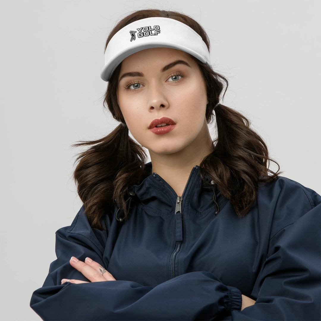 YOLO Golf Embroidered FlexFit Visor