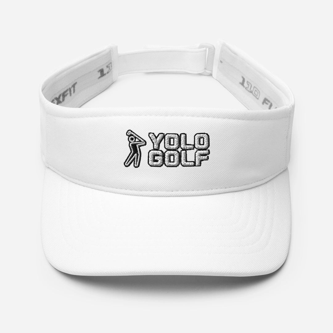 YOLO Golf Embroidered FlexFit Visor