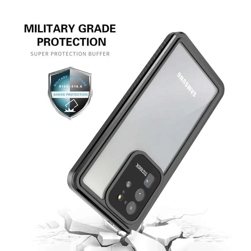 Waterproof Case for Galaxy S22-S8, Ultra, Plus, Note20-9 5G | 2M IP68 Waterproof | Shockproof Outdoor trending Phone Cases