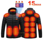 Winter Warmth Heated Hooded Jacket | 10000mAh USB Power Bank Included YOLO Yard Heated Jacket bestdeals great gift THREADS