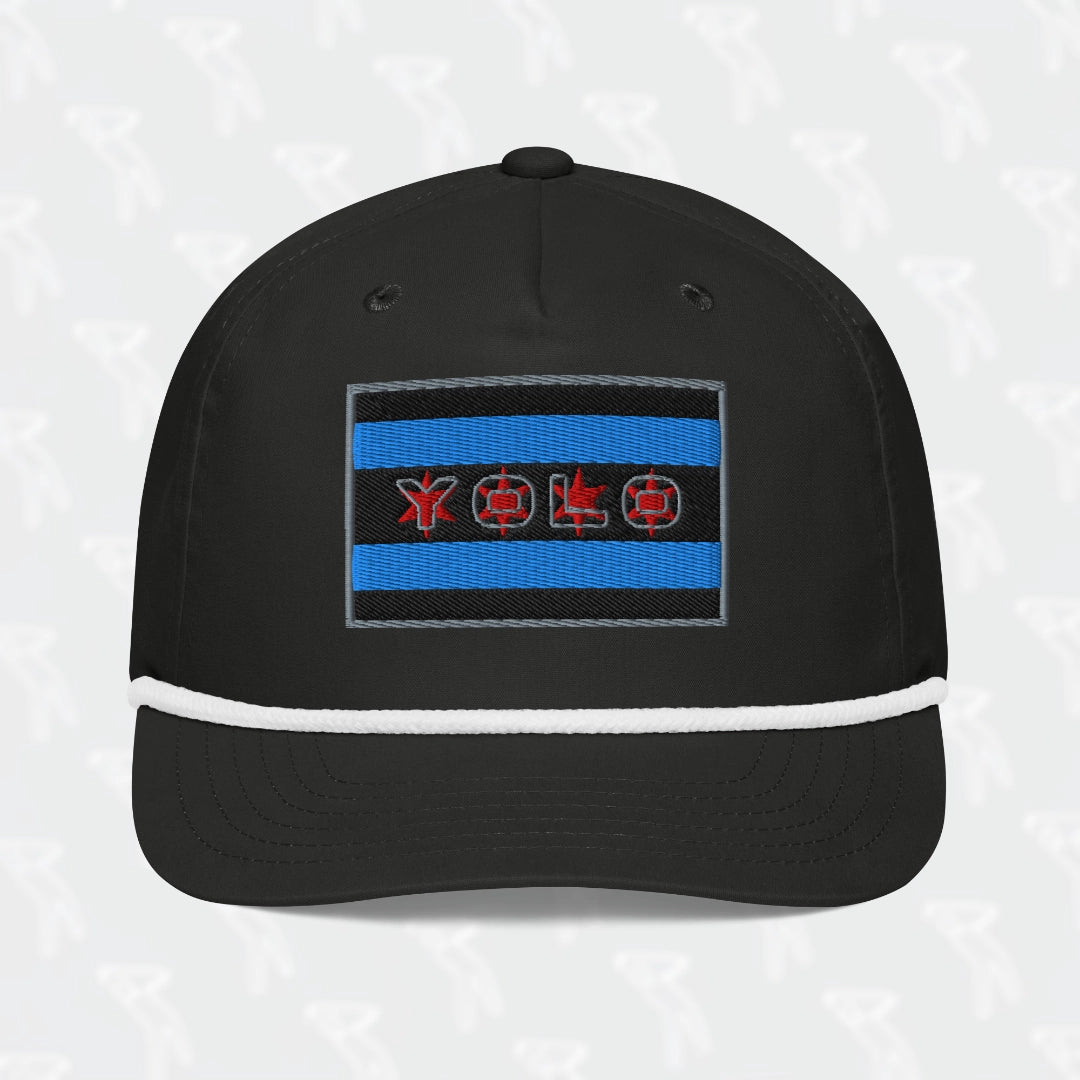 YOLO-Chicago Flag Patch Rope Cap