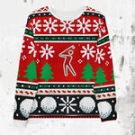 Shop YOLO Golf Ugly Christmas Fleece Sweater on sale